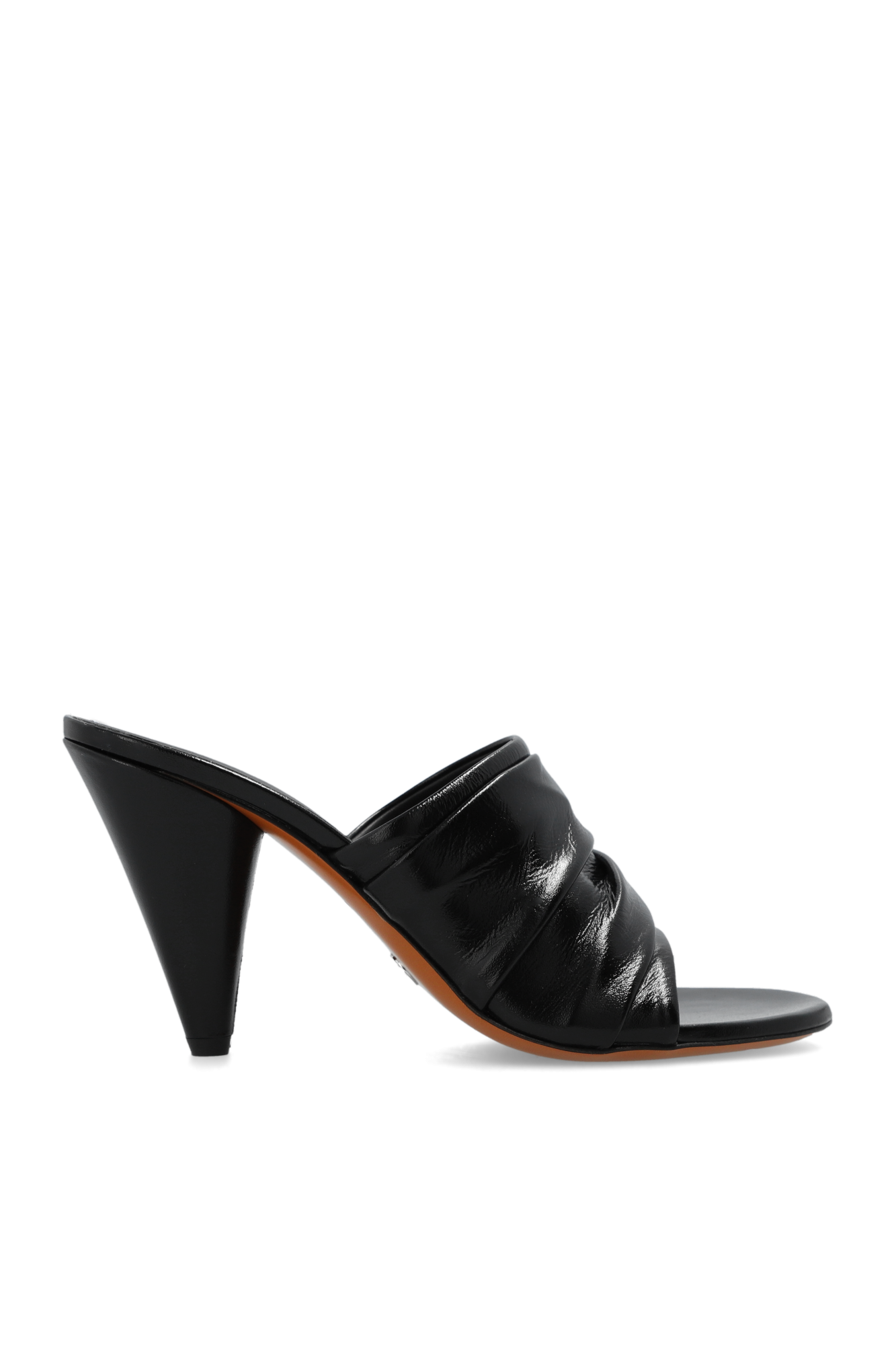 Black Gathered Cone mules Proenza Schouler Vitkac GB